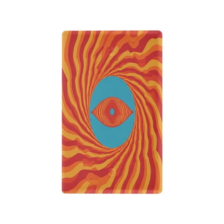 IAUYY Retardant PC Material Unused Outlet Cover Switch Plate Covers Easy DIY Installation with Screws Light Switch Cover Plate Psychedelic Poster
