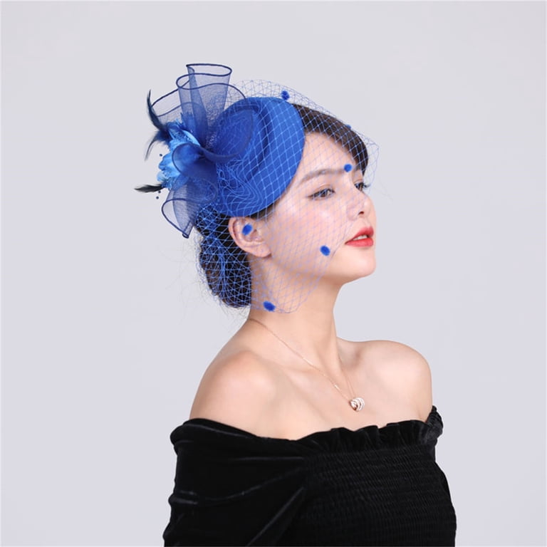 Lot of 5 Vintage Women\'s Hat Headpiece Fascinator Fascinators Hats for Women Tea Party Fascinator Hats Vintage  main image 4