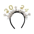 thumbnail image 3 of Diadema Yuyangstore para el cabello plata de Feliz Año Nuevo 2024, 3 of 8