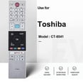thumbnail image 3 of CT-8541 For TOSHIBA Smart Television Plastic Remote Control TV Replacement Remote, 3 of 4