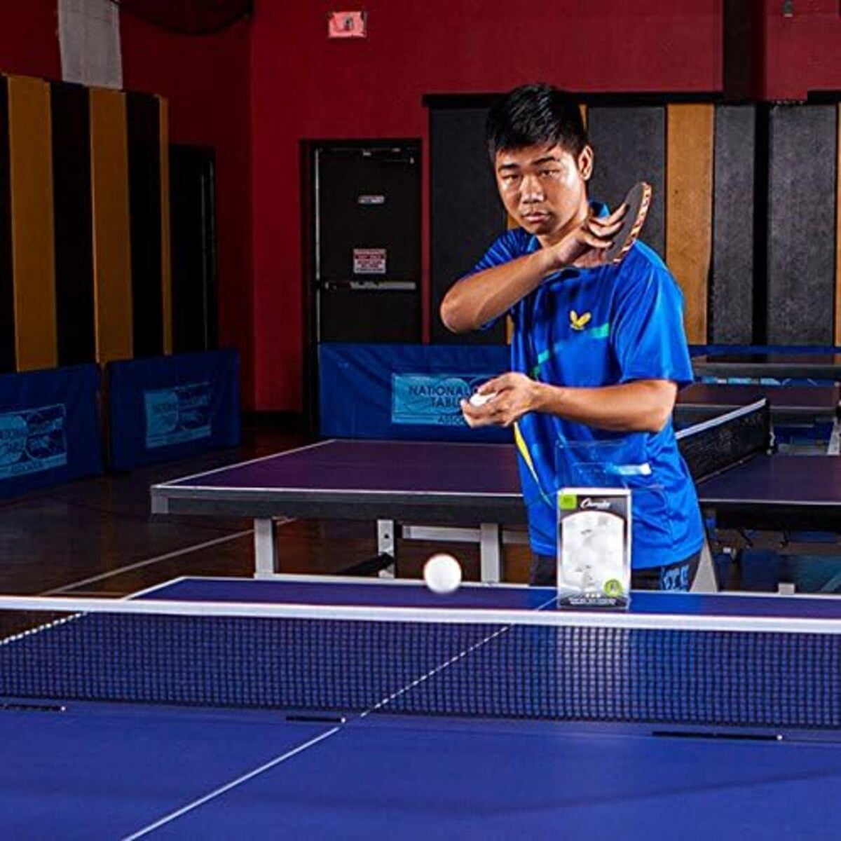 Champion Sports 3 Star Table Tennis Ball Pack, Tournament Grade Equipment, 38 Balls, White Ping Pong Balls, 40mm Seamless Design, CTTA and ITTA Approved