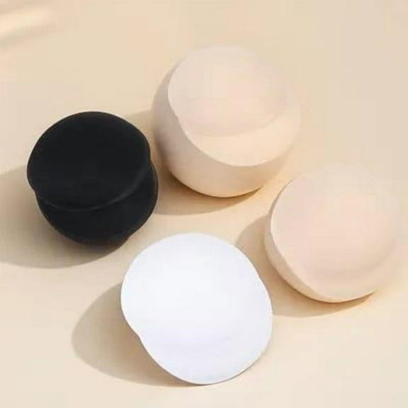 Homoyoyo 4 Pairs Black Removable Sponge Bra Inserts Soft Padding for Daily Wear and Comfort