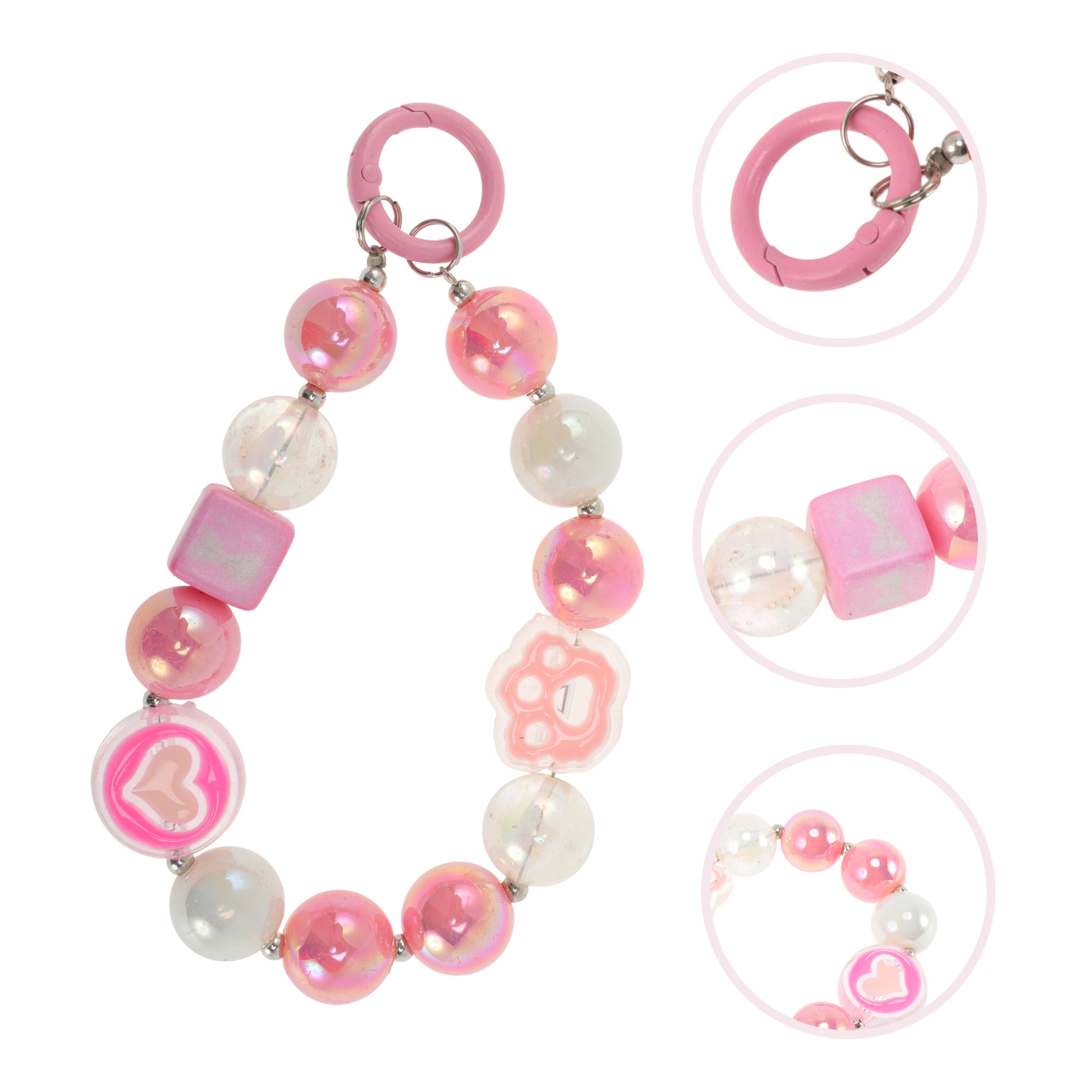 Unique Bargains Durable Bow Phone Charm 1Pc Pink
