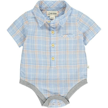

ME & HENRY Plaid Onesie