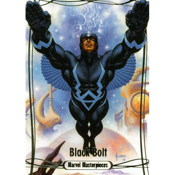 Marvel 2016 Marvel Masterpieces Black Bolt 1311/1999 Trading Card #37 (Upper Deck)
