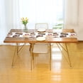 thumbnail image 3 of Yayeee Table Runner 70 inches Long Home Kitchen Dinning Party Decoration, White Cakes Pattern, 3 of 7