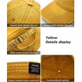 thumbnail image 4 of Gorras de béisbol ajustables de algodón lavado vintage para hombres y mujeres, sombrero retro clásico liso de perfil bajo sin estructura Kuyhfg Bienvenido a Kuyhfg, 4 of 5