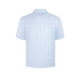 thumbnail image 2 of Manchester camisa casual manga larga de cuadros tartán con doble bolsillo, 2 of 5