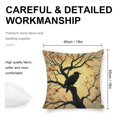 thumbnail image 2 of black bird full moonlinen toss pillowcase decoration pillowcase gifting preferred 18x18 inch cushion cover sofa pillowcase sofa bedroom living room car, 2 of 8