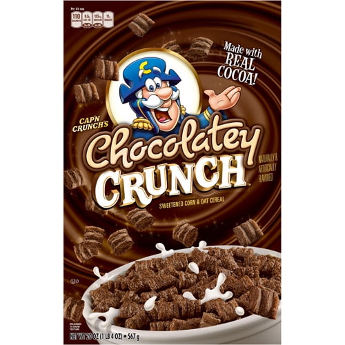 Cap'n Crunch's Chocolatey Crunch Cereal, 20 oz