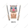 thumbnail image 1 of WM6163 Demon Slayer Daki Giyuutarou Douma Kibutsuji Muzan Gyokko Mini figuras de dibujos animados de Anime juguete de acción ladrillos para niños WM6168, 1 of 4