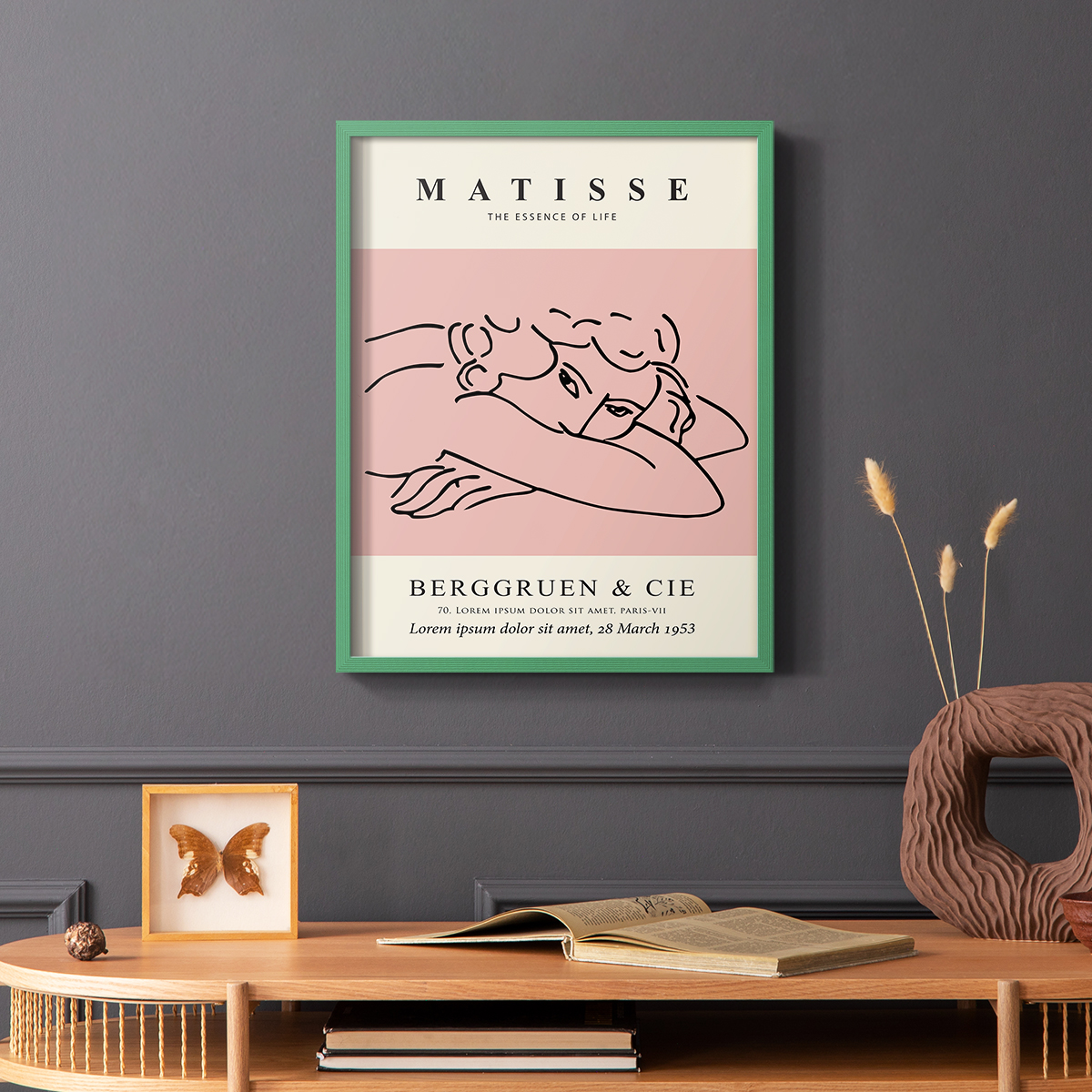 Matisse LI Framed Print - Solid Wood