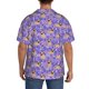 thumbnail image 3 of Fotbe Pugs and Flowers Camisa Estampada de Manga Corta para Hombre, Casual de Verano, Estilo Playero, Sin Arrugas-Large, 3 of 5