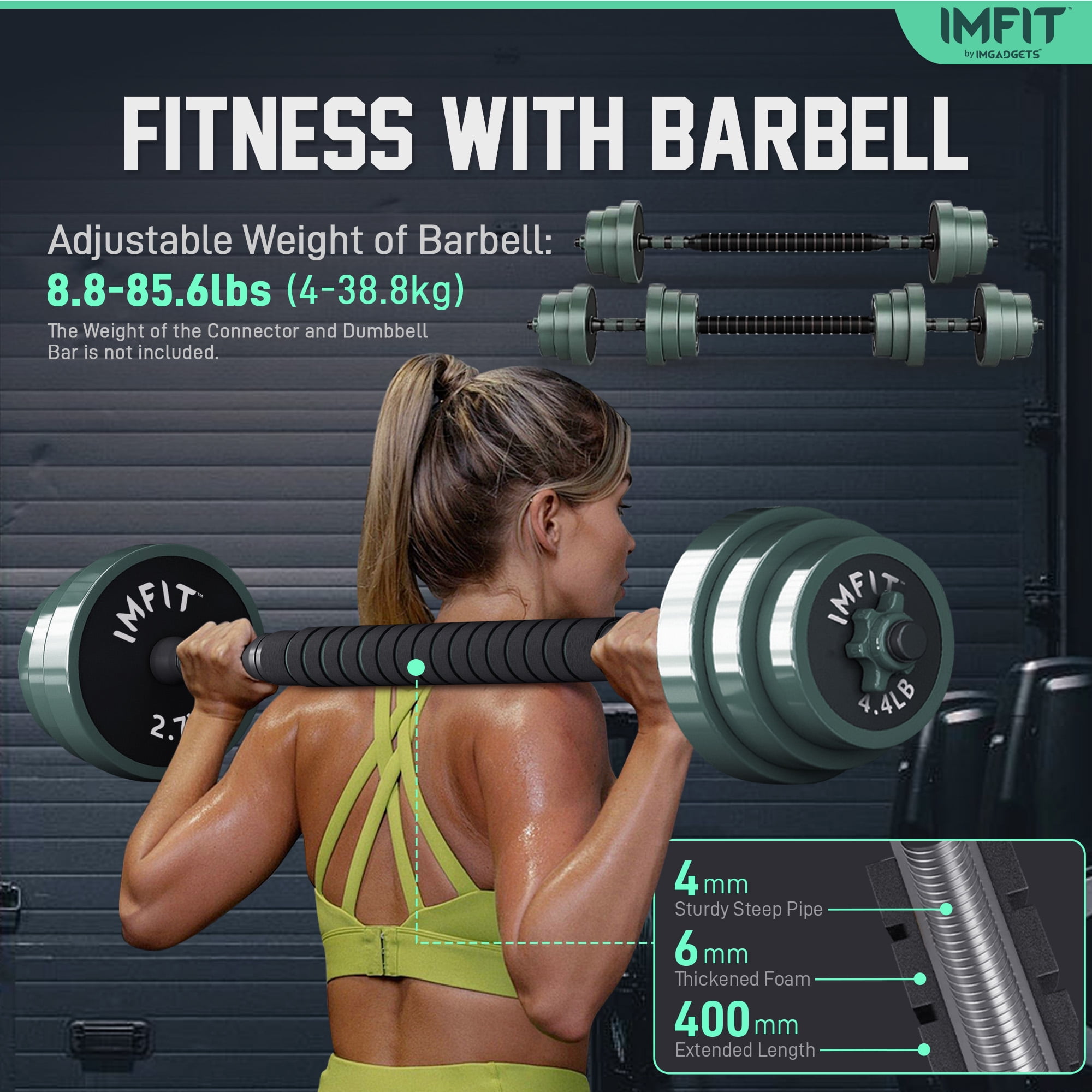 Kettlebell De Musculation En PE - Pour Exercices Complets Du Corps, Renforcement Fessier Et Musculaire