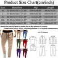 thumbnail image 2 of Qiyuancai Male Casual Fitness Running Pants Casual Pants Color Block Pockets Pants 10 Star, 2 of 5