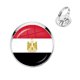 thumbnail image 5 of Palestine Thailand Cyprus Egypt Colombia Tunisia Austria Iceland Cambodia National Flag Adjustable Glass Cabochon Rings For Gift, 5 of 5