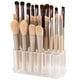 thumbnail image 5 of Estante de exhibición de acrílico con 26 orificios para brochas de maquillaje, lápiz labial, lápiz de cejas, estante de exhibición para ojos, estante de almacenamiento de belleza, 5 of 7