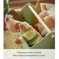 thumbnail image 5 of Yamazaki Home Storage Caddy, Mint, Plastic + Wood, Supports 4.4 pounds, Handle, No Assembly, 5 of 7