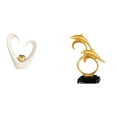thumbnail image 1 of Figura de escritorio,Escultura de corazón para escritorio,oficina,decoración del hogar,Figura de delfín,Colección de adornos de escritorio con figuras de delfines,Estatua decorativa moderna, 1 of 8
