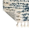 thumbnail image 6 of Unique Loom Serenity Shag Collection Area Rug - Vigie (10' x 14' Rectangle Blue/Ivory), 6 of 10