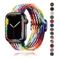 thumbnail image 2 of Correa De Nailon Trenzado Para Apple Watch Banda Elástica, 2 of 6