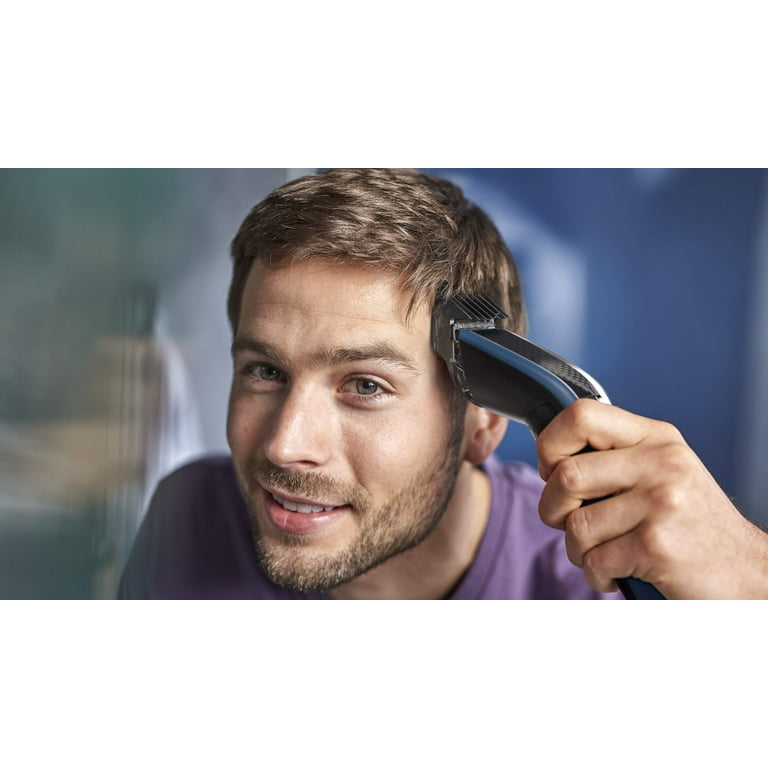 Philips - Cordless Hair Clipper with 28 Length Settings, Blue