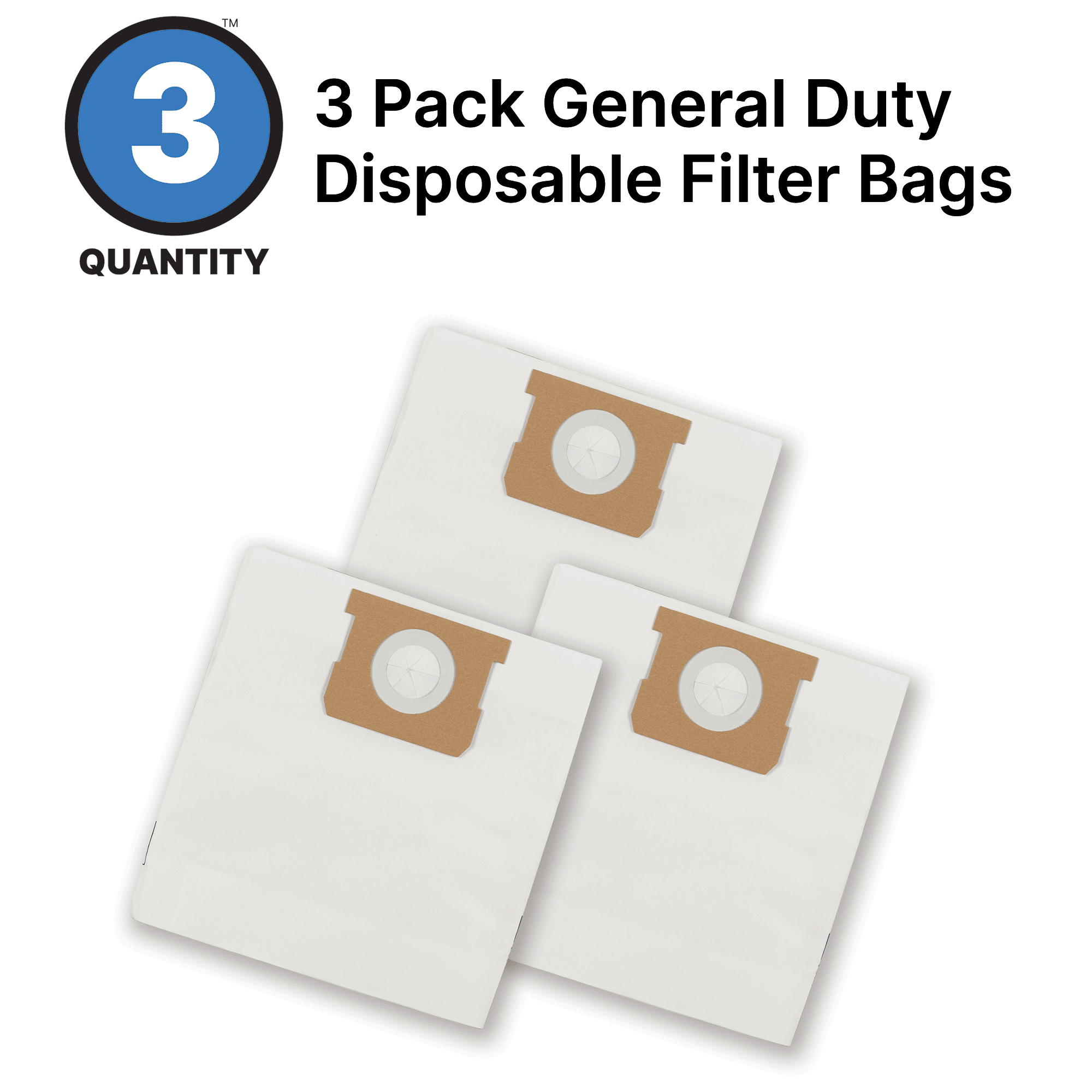 Shop-Vac 90661-33 3-Pack 5- to 8-Gallon Collection Filter Bags - Quantity 1
