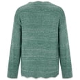 thumbnail image 6 of TaTaai Womens Long Sleeve Tops V Neck Solid Embroidered Casual Pullover Blouse Loose for Daily Work, 6 of 7