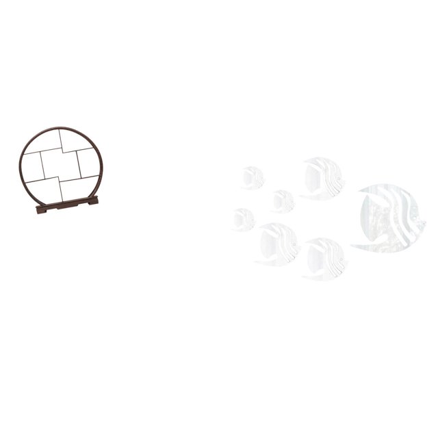 Expositor de pared con espejo acrílico y forma de para decoración del hogar, estante organizador antiguo, arte extraíble para gabinetes, oficina,