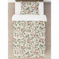 thumbnail image 3 of Sweet Jojo Designs Pink and Green Vintage Floral Rose Twin Bed Comforter Bedding Set, 3 of 6