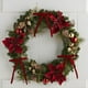 thumbnail image 5 of Árbol de Navidad Guirlanda 48 Piezas de Borgoña Terciopelo Árbol de Navidad Arco Puerta Corona Decoración Retro Corona Arco Decoración Árbol de Navidad, 5 of 8