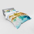 thumbnail image 2 of Ambesonne Landscape Bedding Set 4 Pcs, Poolside Exotic Island, Queen, Multicolor, 2 of 2