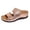 Rose Gold, variant on Wedge Sandals for Women Summer Comfortable Platform Wide Heeled Slides Casual Dressy Walking Shoes for Daily Wear Blue Size 8