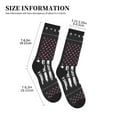 thumbnail image 2 of Crew Socks for Women Men, Ribbon Breast Cancer Awareness  Moisture Running Athletic Football Striped Socks Cushion Tube Socks, 2 of 7
