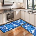 thumbnail image 3 of Kitchen Rugs Sets Of 2,Pioneer Flower Floral Print Pattern Anti Fatigue Kitchen Mat Rugs Non Slip Washable,Decorative Kitchen Floor Mats for Kitchen,Sink,Laundry,17"x47"+17"x47", 3 of 5