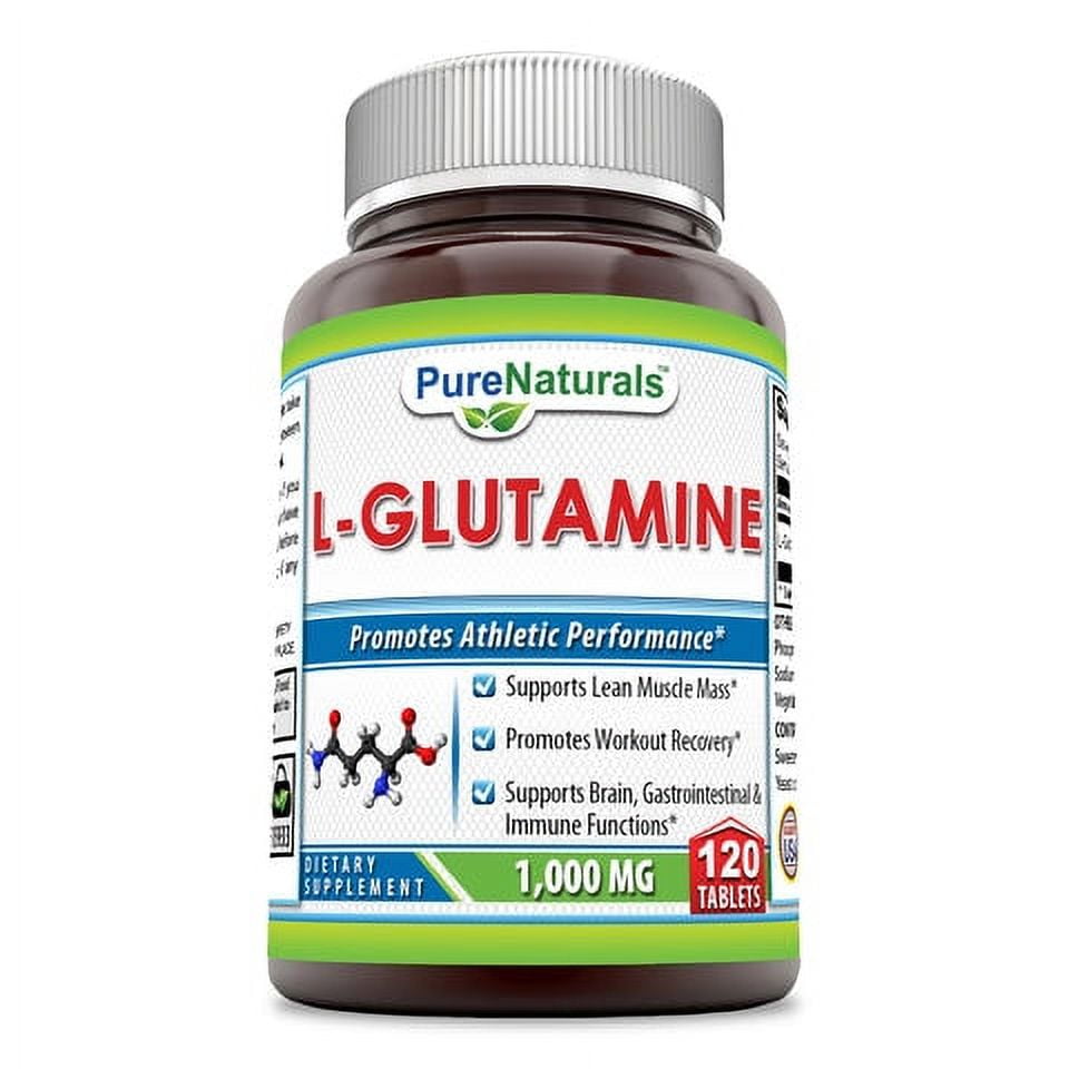Amazing Formulas L-Glutamine 1000mg 120 Tablets Supplement | Best Amino Acid Supplement for Women & Men | Non-GMO | Gluten Free | Made in USA