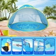 thumbnail image 3 of Beach Tent Ocean Pop Up Portable Shade Pool UPF50+ UV Protection Sun Shelter for Infant with Easy Set Up Canopy, 3 of 4