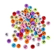 thumbnail image 3 of 100Pcs Resin Round Alphabet Letter Beads Alphabet Beads DIY Charms Beads 8mm, 3 of 8