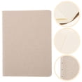 thumbnail image 4 of GOOHOCHY Cuaderno de bocetos de acuarela de 4 piezas, cuaderno de pintura para estudiantes, cuaderno de dibujo portátil para artistas, 4 of 8