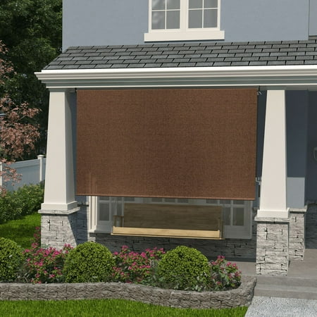 Coolaroo 4 x 6 Outdoor UV Blocking Cordless Solar Roller Shade