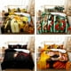 thumbnail image 2 of Juego de ropa de cama infantil Naruto Uchiha Sasuke, funda de edredón, funda de almohada, Uzumaki, ropa de cama de tamaño doble para dormitorio, decoración, 2 of 5