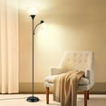 thumbnail image 4 of OUTON Torchiere Floor Lamp with Reading Light for Living Room, LED Standing Lamp with Remote Control for Bedroom, Bulbs Included, 4 of 9