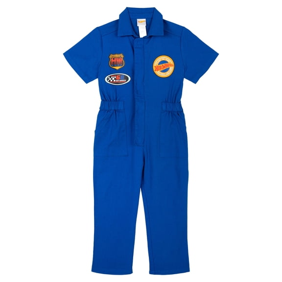 Hot Wheels Twill Racing Zip Up Coverall Infant to Big Kid
