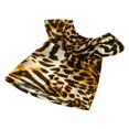 thumbnail image 3 of Toddler Girls 2Pc Summer Clothes Leopard Print Ruffle Tops + Denim Shorts Little Girl Outfit Set, 3 of 6