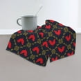 thumbnail image 6 of Fotbe Red Rooster Pattern Premium Towels , (27.5x16in) Lightweight and Highly Absorbent Quick Drying Microfiber Towel, Perfect for Daily Use, 6 of 6