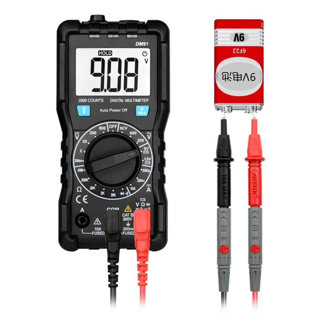 CEORPER Multimeter 2000 Counts Digital Multimeter with for DC AC Voltmeter & Ohm Volt Am