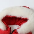 thumbnail image 4 of GYRATEDREAM Infant Toddler Boys Girls Snowsuit Newborn Winter Coat Warm Hooded Romper Jumpsuit Outwear Jacket for 9-12M Red, 4 of 8