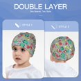 thumbnail image 6 of Honeii Cute Dinosaur Print Kids Knit Beanie Watch Hat ,Knit Cap for Boys and Girls, 6 of 7