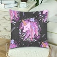 thumbnail image 3 of MKHERT Cute Unicorn Pillowcase Pillow Protector Cushion Cover 18x18 inch,Set of 2, 3 of 3
