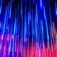 thumbnail image 2 of Meteor Shower Lights Outdoor 8Tubes LEDs Lights Connectable Falling Rain Lights Christmas Raindrop Snowfall Lights 2024 Navidad, 2 of 5